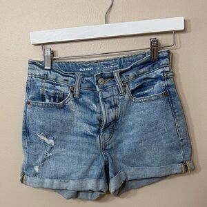 Old Navy OG Straight Women's Light Blue Jean Shorts